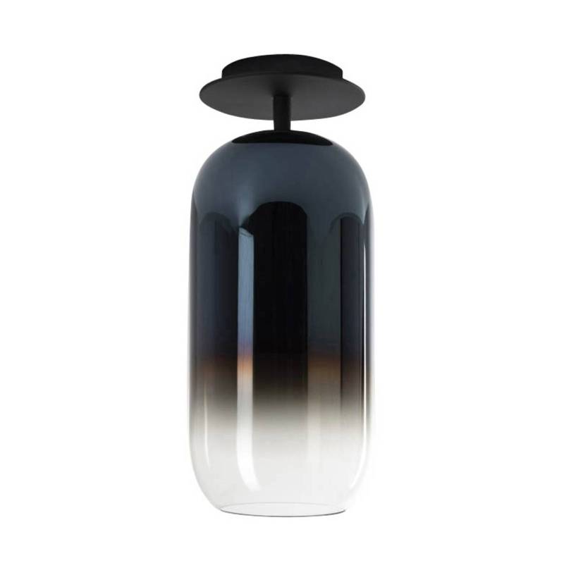 Artemide Gople Deckenlampe, blau/schwarz von Artemide