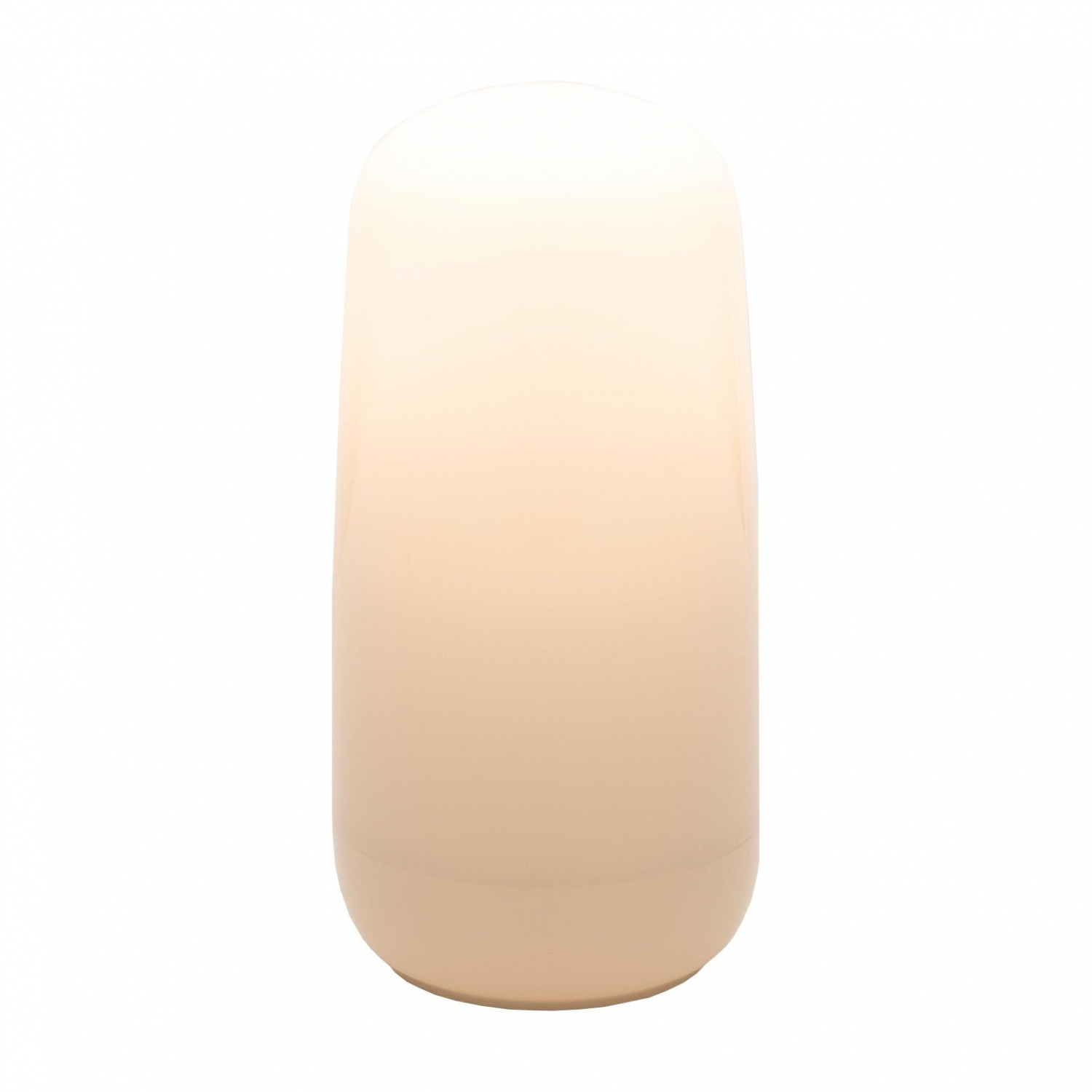 Artemide - Gople Portable LED Tischleuchte mit Akku - weiß/mit Schiebedimmer/H x Ø 26.7x13cm/2700K - 212lm - CRI=80 von Artemide