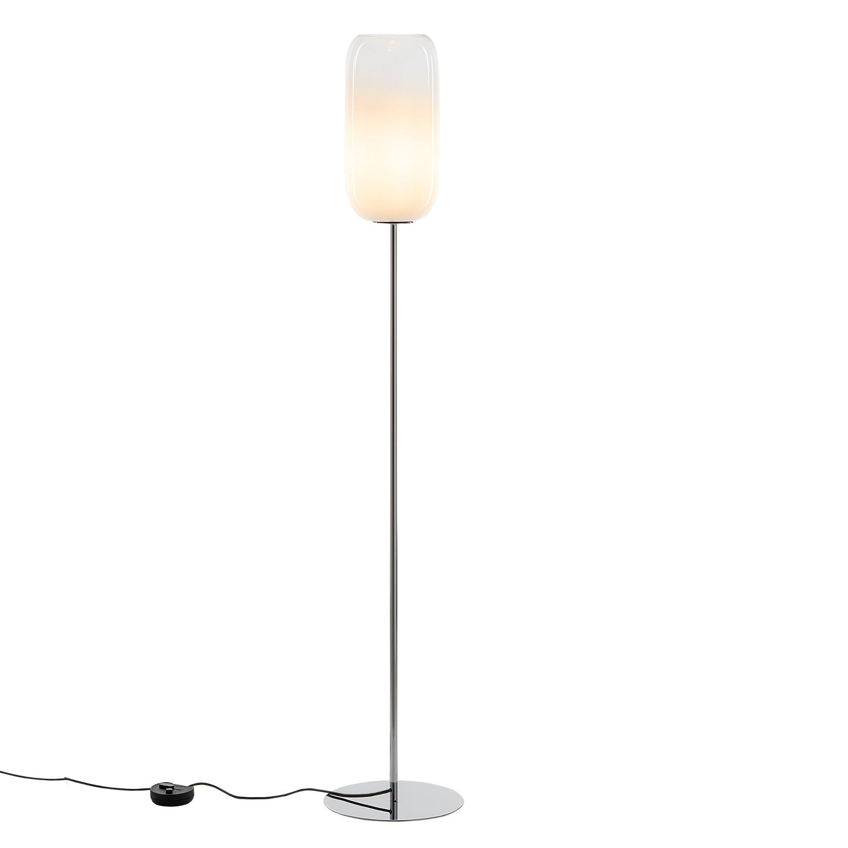 Artemide - Gople Terra Stehleuchte - weiß/H x Ø 170x21cm/mit E27 Fassung von Artemide