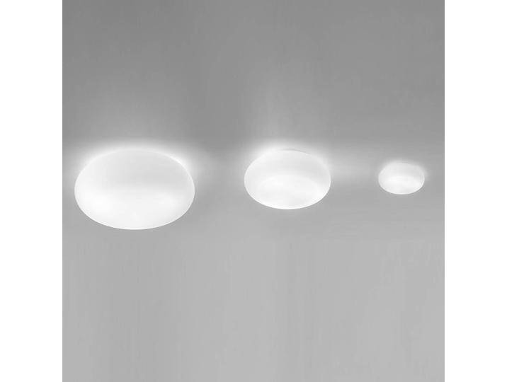 Artemide Itka Glas-Wandleuchte IP65 Ø 20 cm für Wohn & Esszimmer - Weiß - Modern von Artemide