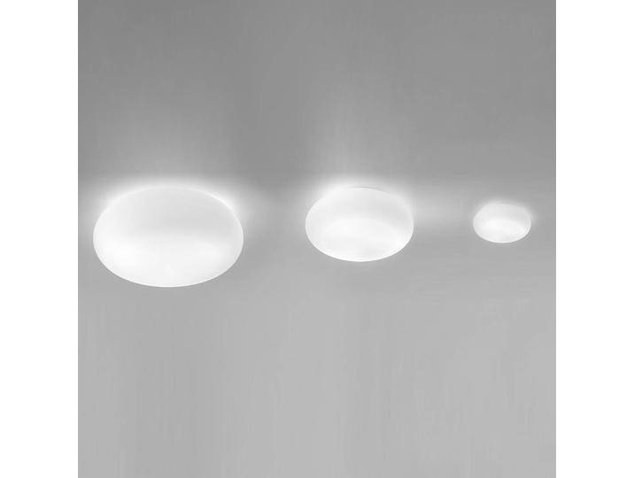 Artemide Itka Glas-Wandleuchte IP65 Ø 50 cm für Wohn & Esszimmer - Weiß - Modern von Artemide