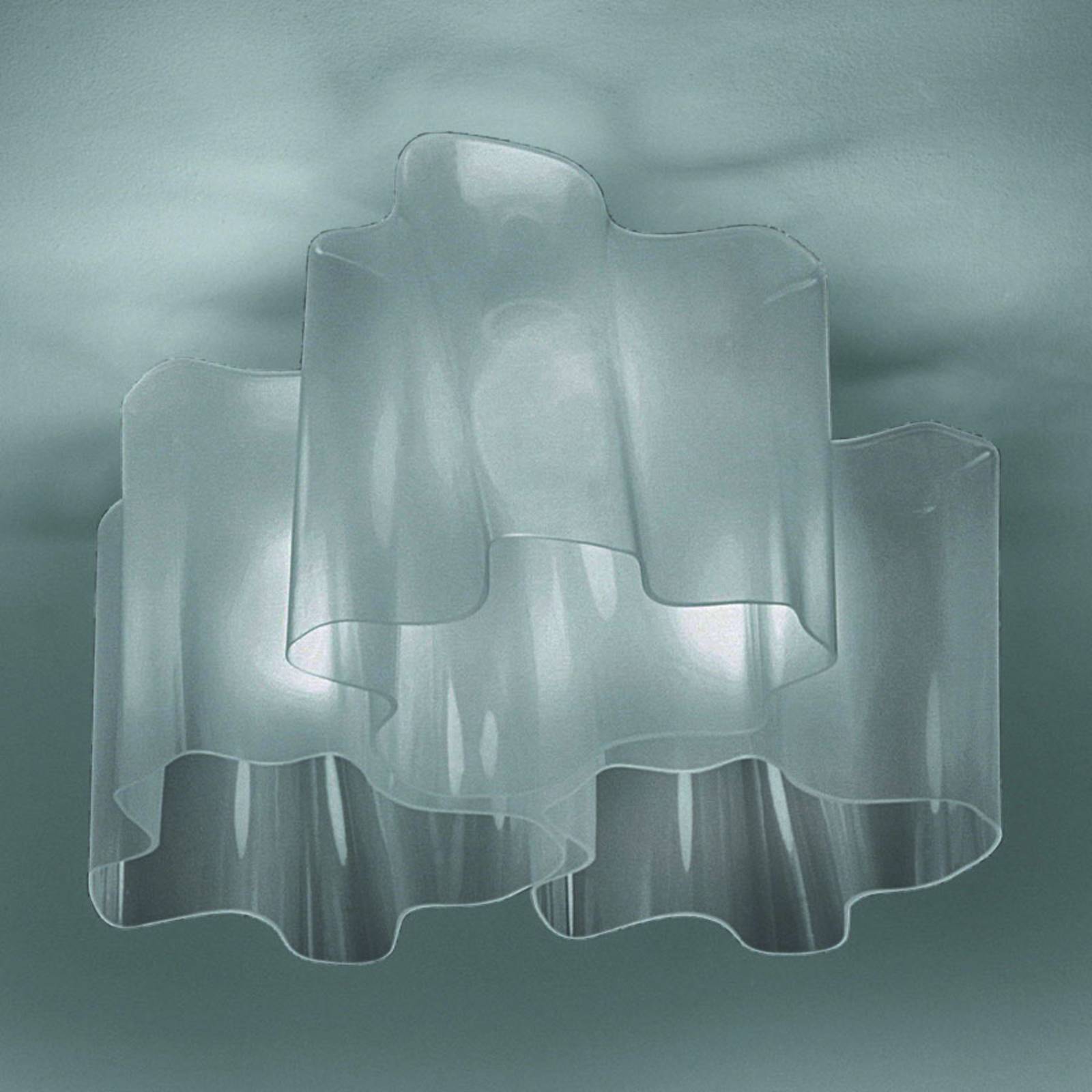 Artemide Logico Deckenlampe 3fl 120° 66x66cm grau von Artemide