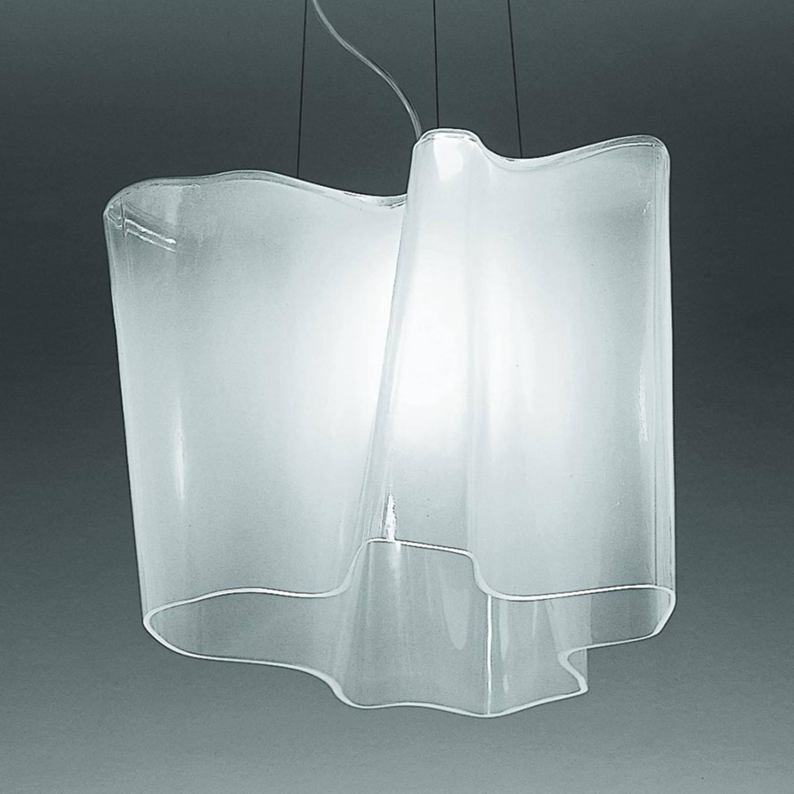 Artemide Logico Hängelampe 1fl Länge 40 cm grau von Artemide