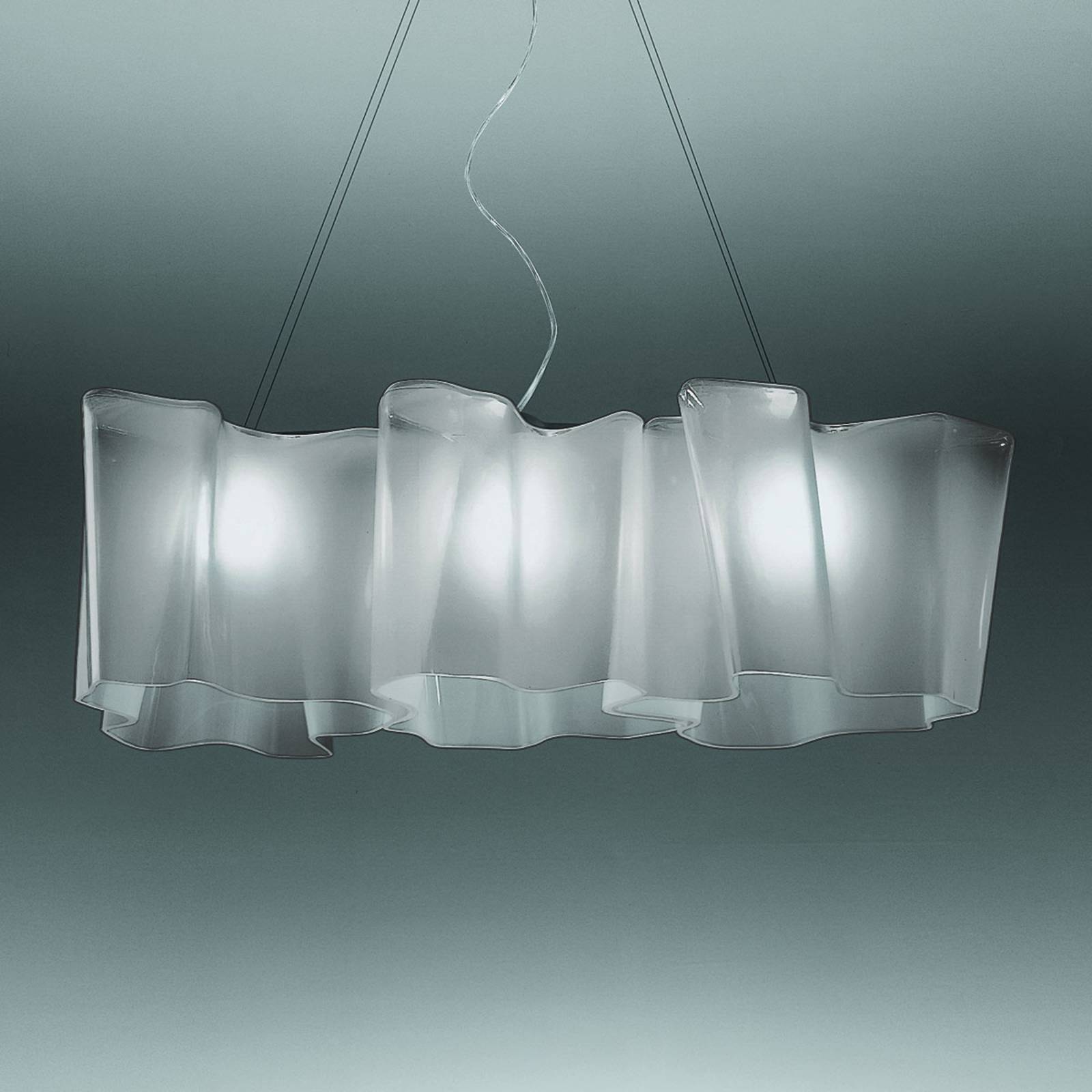 Artemide Logico Hängelampe 3fl Länge 100 cm grau von Artemide