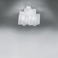 Artemide Logico Mini Soffitto 3x120°, 3 Gläser: milchig weiß von Artemide