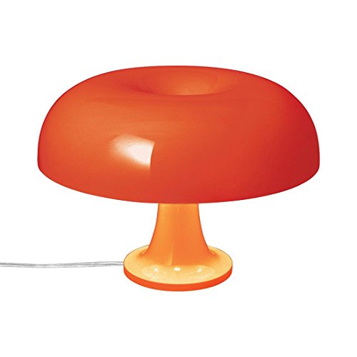 Artemide Nessino Tischleuchte in orange aus Polycarbonat von Artemide