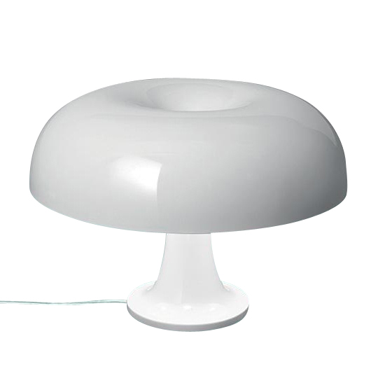 Artemide - Nessino Tischleuchte - weiß/H 22,3cm / Ø 32cm von Artemide