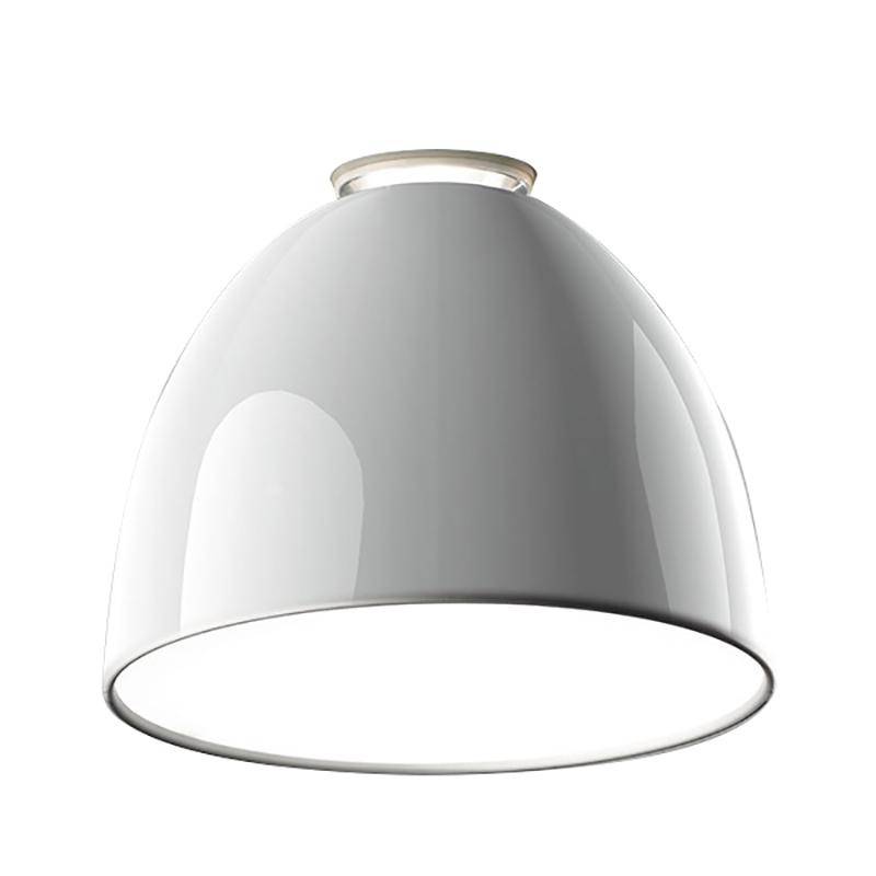 Artemide - Nur Mini Gloss Deckenleuchte - weiß/glänzend/H 28,4cm / Ø 36,6cm von Artemide