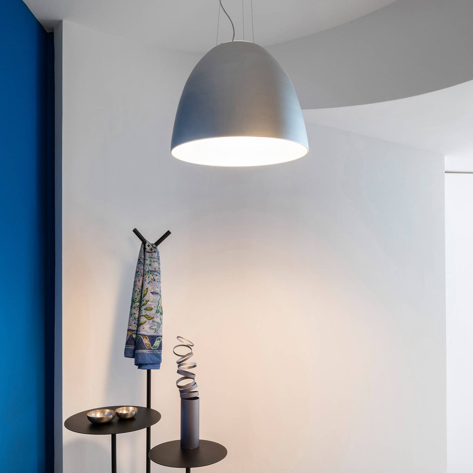 Artemide Nur White Integralis Hängelampe aluminium von Artemide