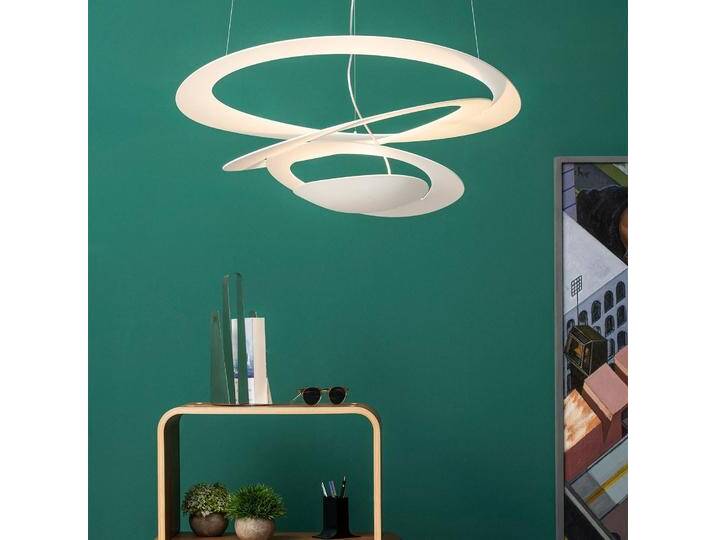 Artemide Pirce - Designer-Hängeleuchte, 67x69 cm für Wohn & Esszimmer - Weiß - Modern - Aluminium Artemide Pirce - Designer-Hängeleuchte, 67x69 cm für Wohn & Esszimmer - Weiß - Modern - Aluminium von Artemide