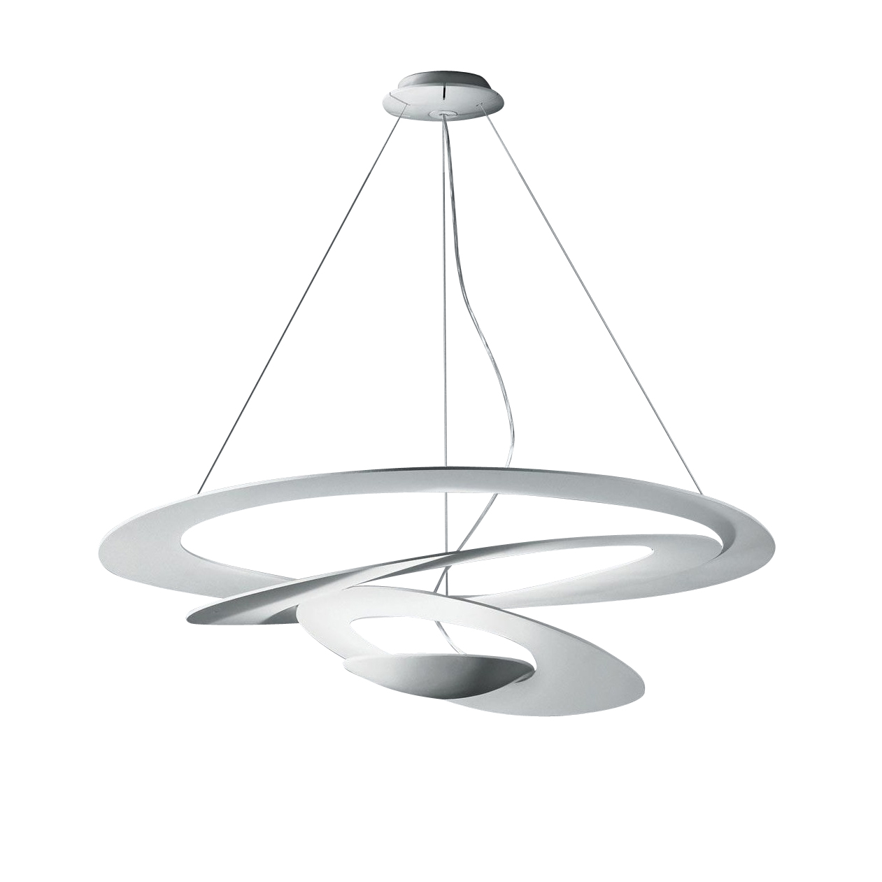 Artemide - Pirce LED Pendelleuchte - weiß/LxBxH 97x94x28cm/2700K/3097lm/CRI=90 von Artemide