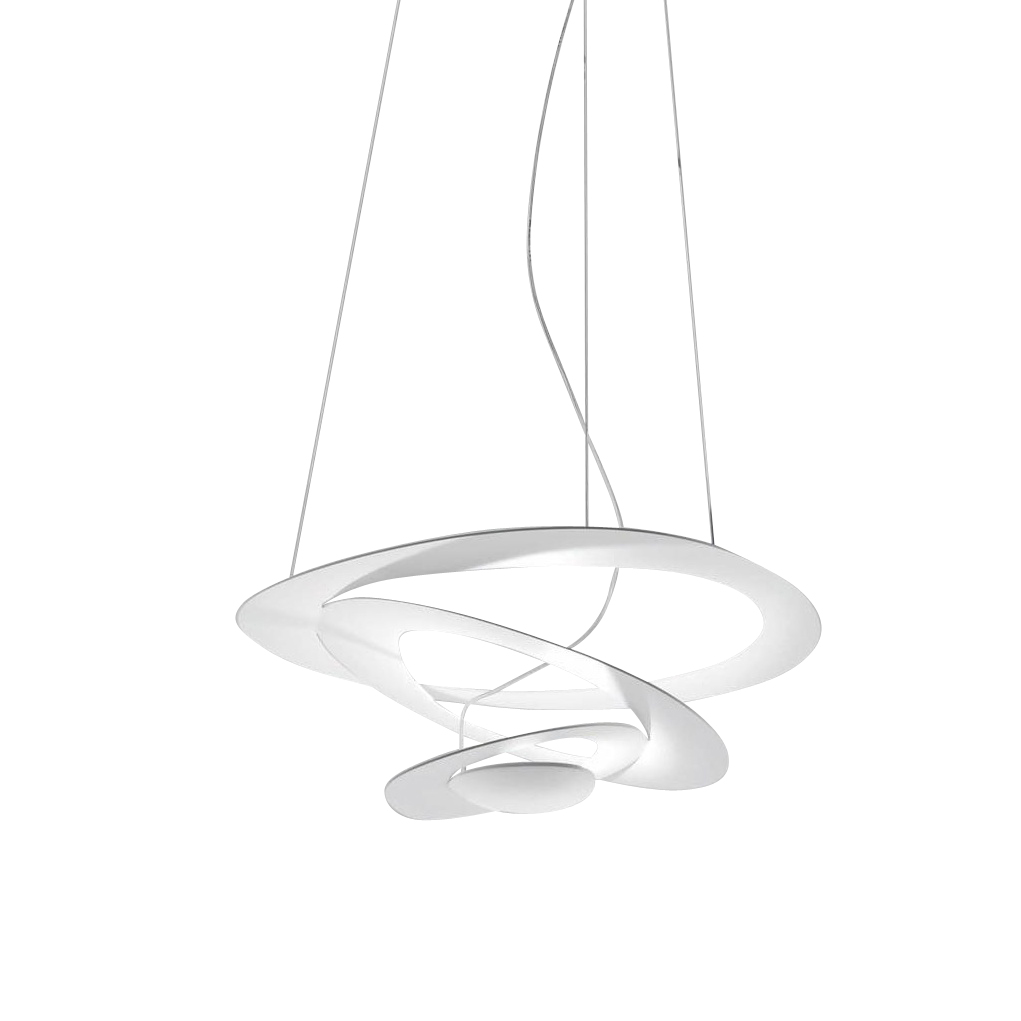 Artemide - Pirce Micro LED Pendelleuchte - weiß/LxB 48x46,5cm/2700K/2573lm/CRI=90 von Artemide