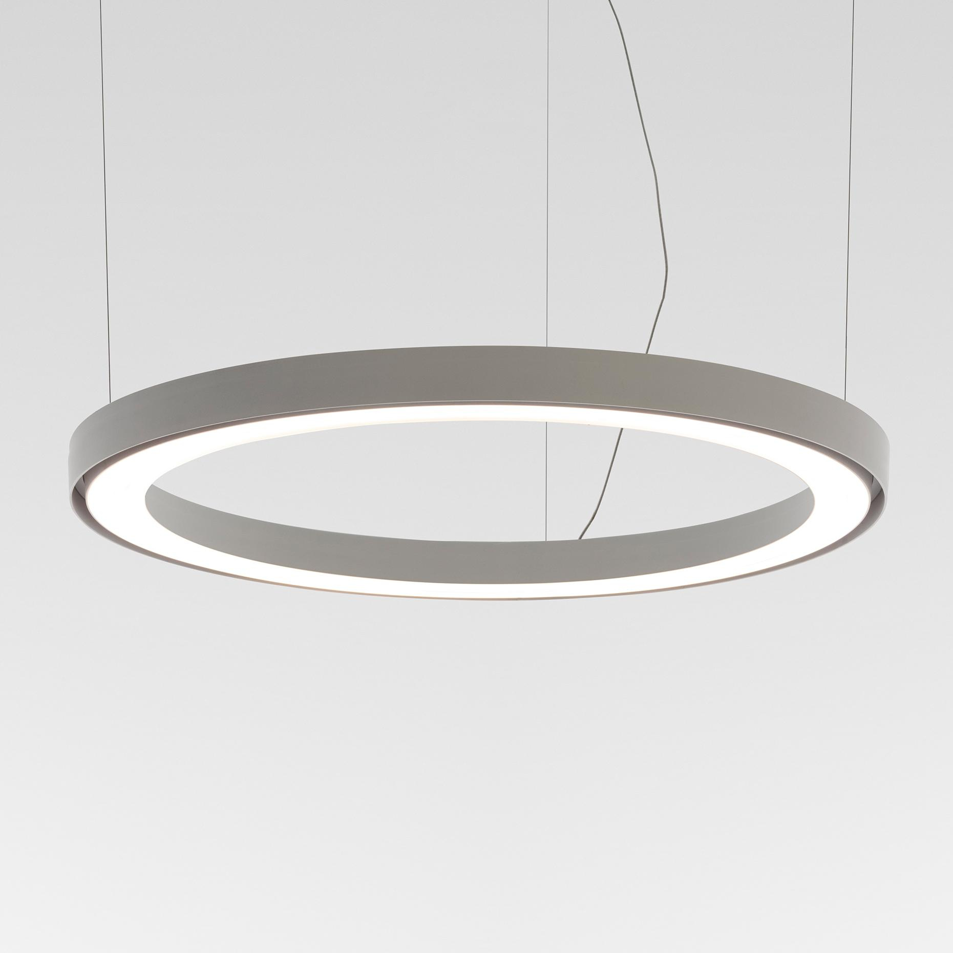 Artemide - Ripple Ring LED Pendelleuchte Ø70cm - weiß/Dali und Push dim dimmbar/H x Ø 3x70cm/3000K - 3350lm - CRI=90 von Artemide