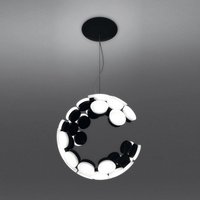 Artemide Scopas LED Sospensione, App-kompatibel schwarz / weiß von Artemide