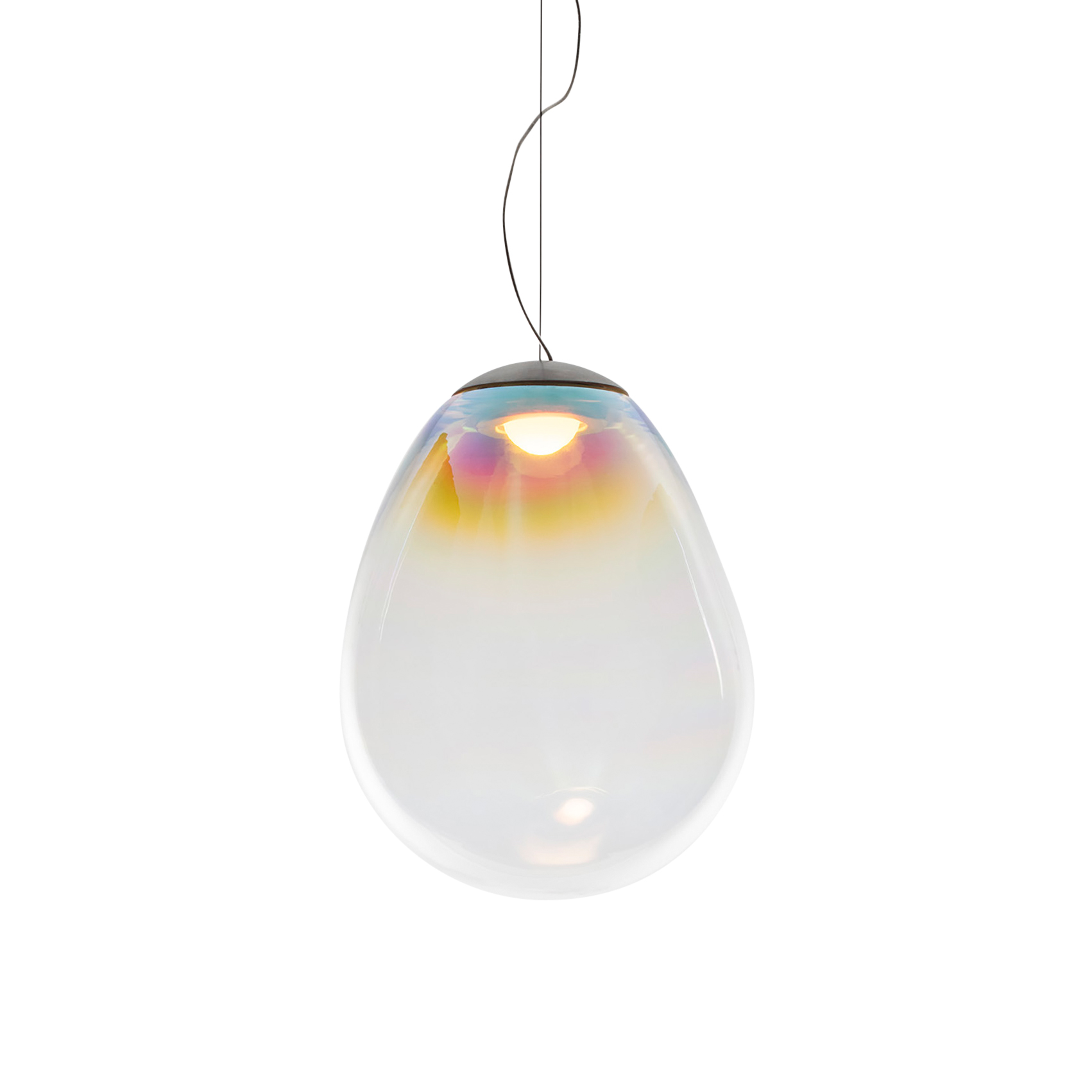 Artemide - Stellar Nebula 22 LED Pendelleuchte - irisierend/H 30cm x Ø 22cm/1x LED 11W/3000K/486lm/CRI 90 von Artemide