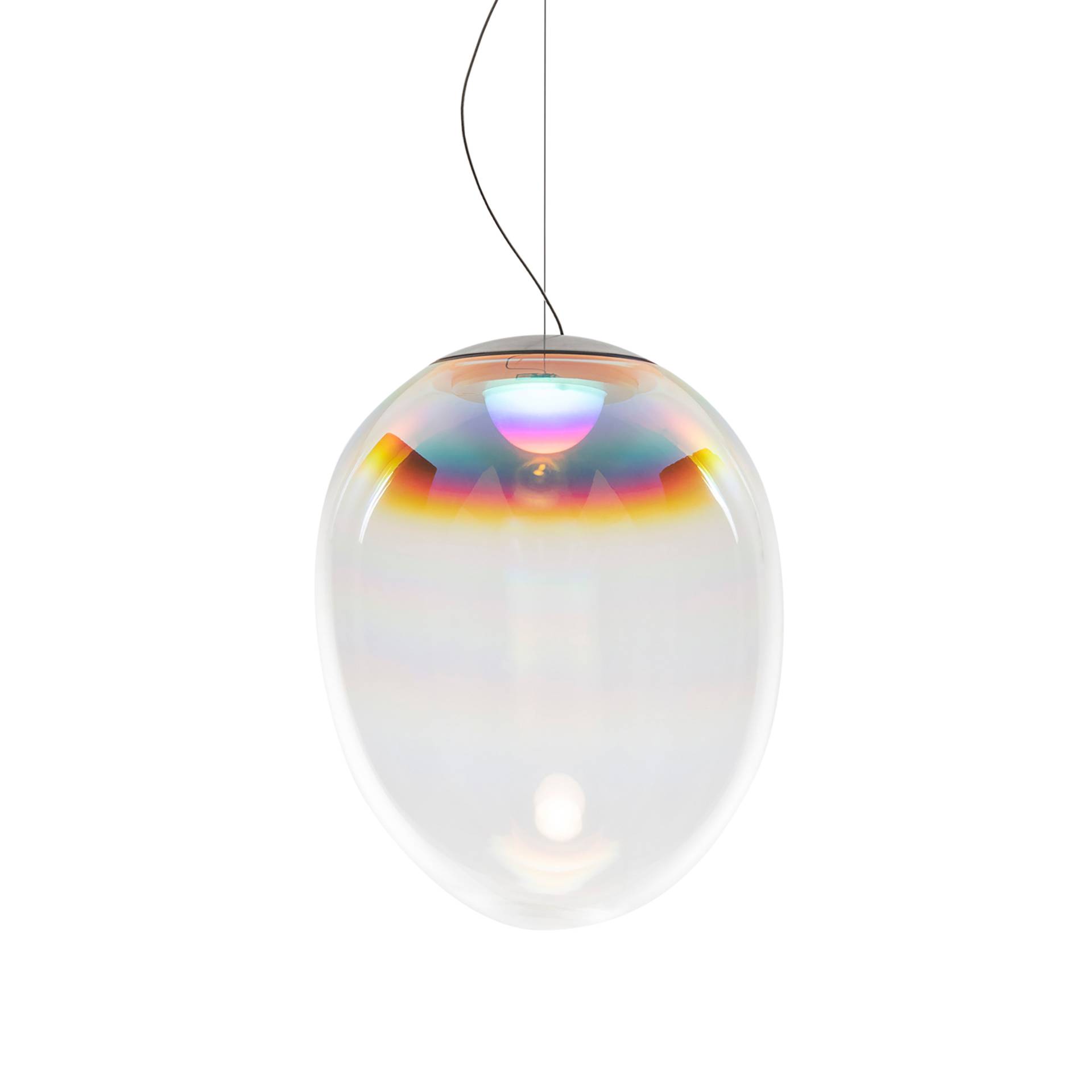 Artemide - Stellar Nebula 30 LED Pendelleuchte - irisierend/H 37cm x Ø 30cm/1x LED 20W/3000K/1890lm/CRI 90 von Artemide