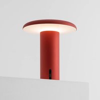 Artemide Takku LED Akkuleuchte rot eloxiert von Artemide