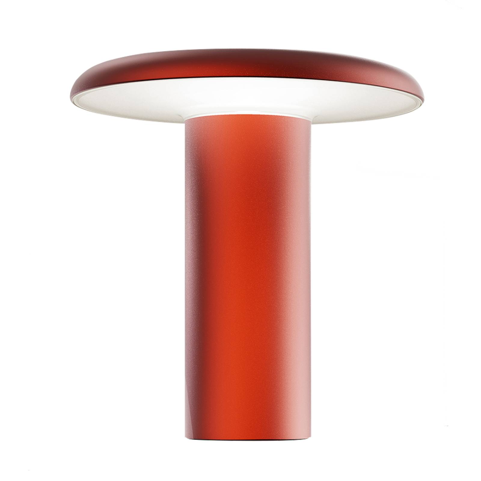 Artemide Takku LED-Tischleuchte mit Akku, rot von Artemide