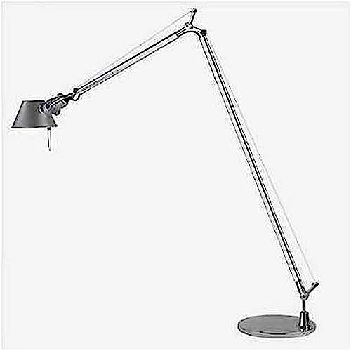 Artemide- Tolomeo Lettura dimmbare LED Leseleuchte. Hochwertige LED Stehlampe mit Dimmer aus poliertem Aluminium mit Bodesockel ø23cm. Made in Italy von Artemide