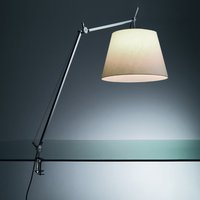 Artemide Tolomeo Mega Tavolo mit Tischklemme Alu, Schirm: Pergament, Ø: 36 cm von Artemide