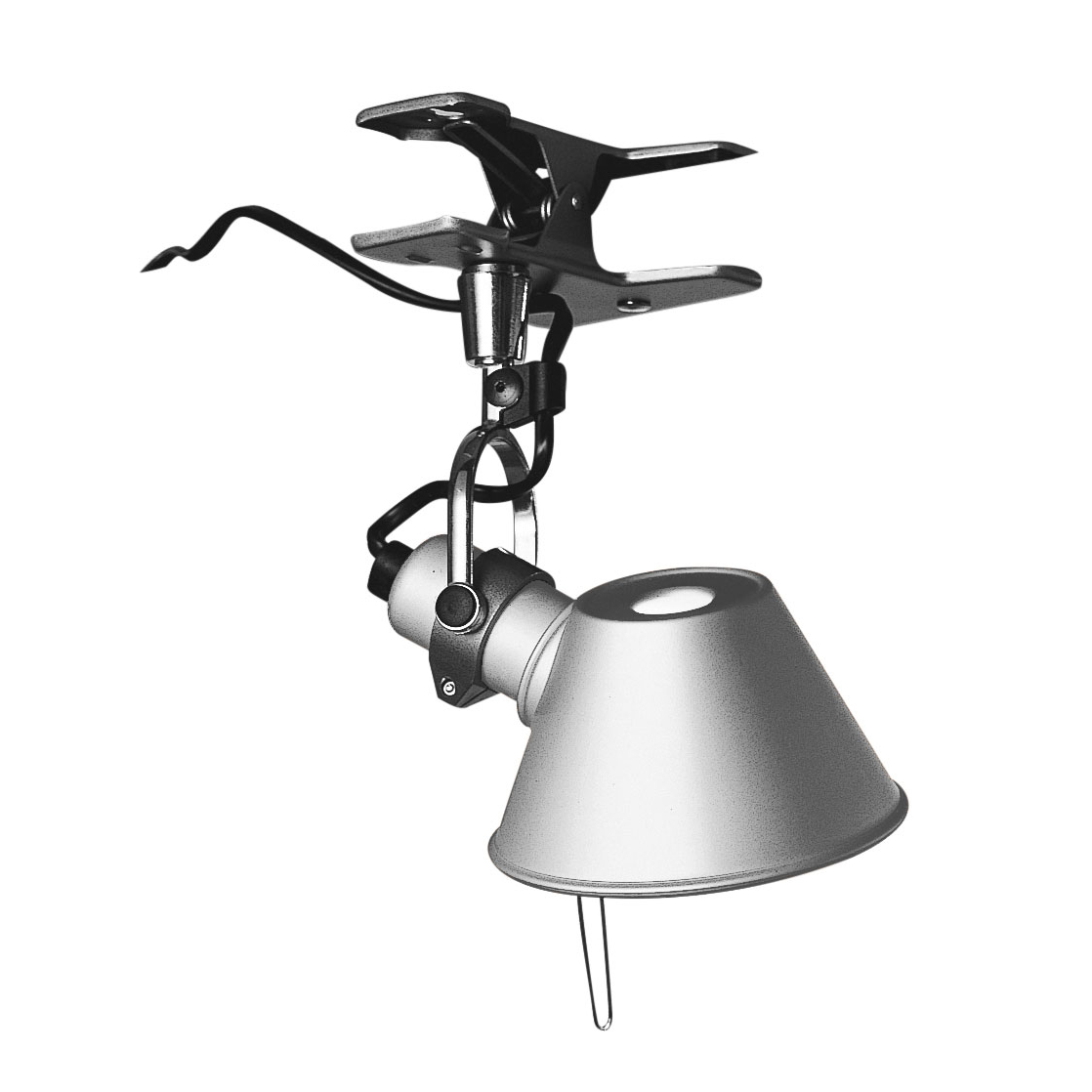 Artemide - Tolomeo Micro Pinza Klemmleuchte - aluminium/lackiert/BxH 16x20cm von Artemide