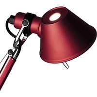 Artemide Tolomeo Micro Tavolo mit Tischklemme rot von Artemide