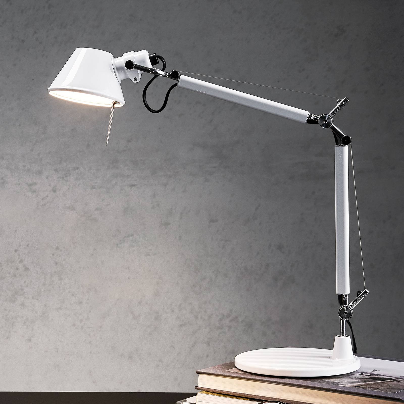 Artemide Tolomeo Micro Tischleuchte, weiß von Artemide