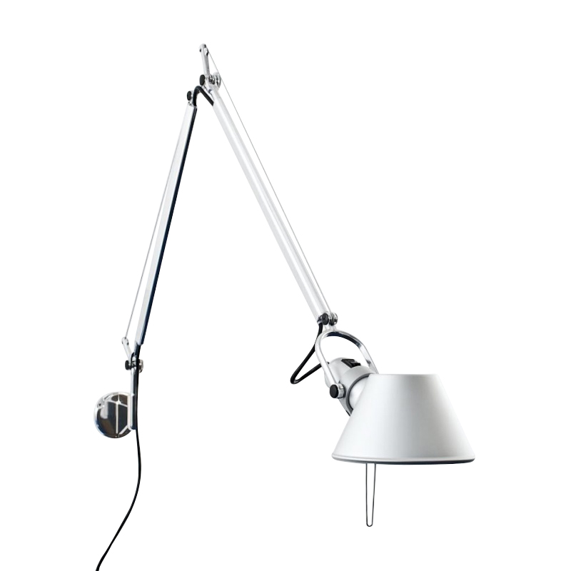 Artemide - Tolomeo Parete Wandleuchte - aluminium/poliert/mit Wandbefestigung/BxH 81x67cm von Artemide