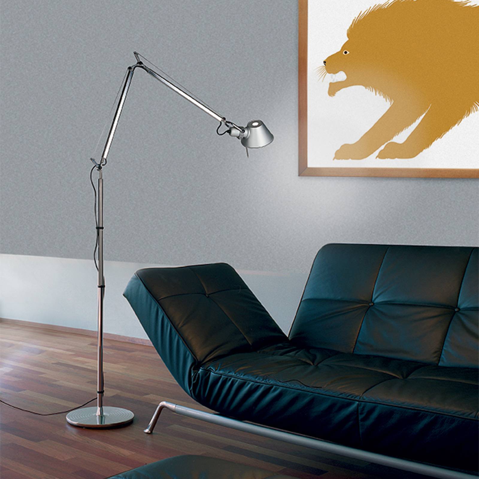 Artemide Tolomeo Stehleuchte E27 aluminium von Artemide