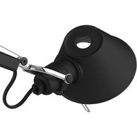 Artemide Tolomeo Tavolo mit Schraubbefestigung schwarz von Artemide