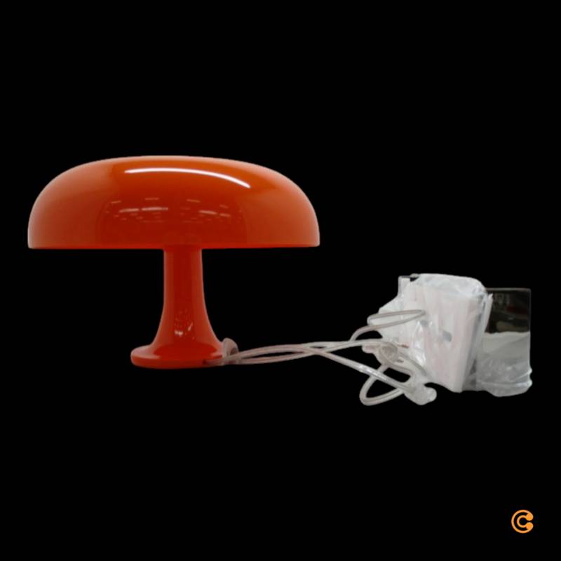 B-Ware Nessino Tischleuchte Schreibtischlampe Designerleuchte Tischlampe E14 Orange 18 W von Artemide