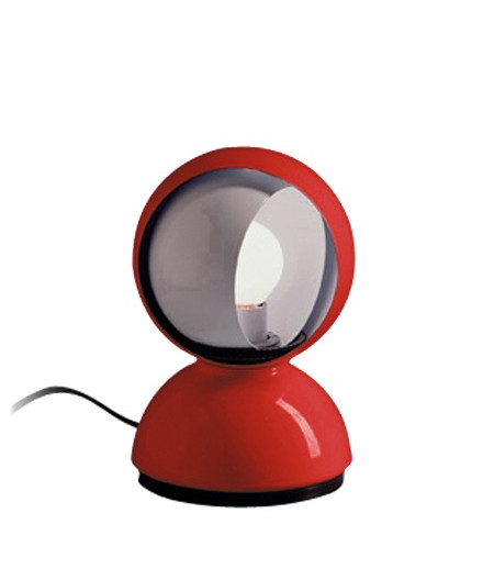 Artemide - Eclisse Tischleuchte Rot von Artemide