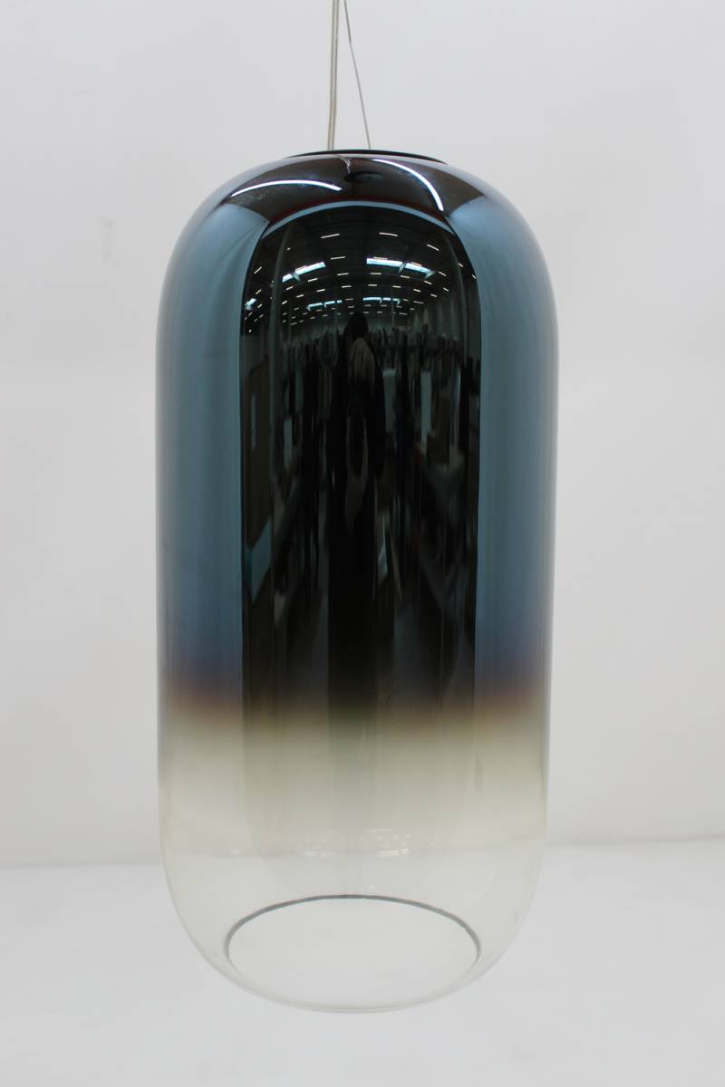 Gople Hängelampe Deckenlampe Pendelleuchte Lampe Glas Blau Siehe Text B-Ware von Artemide