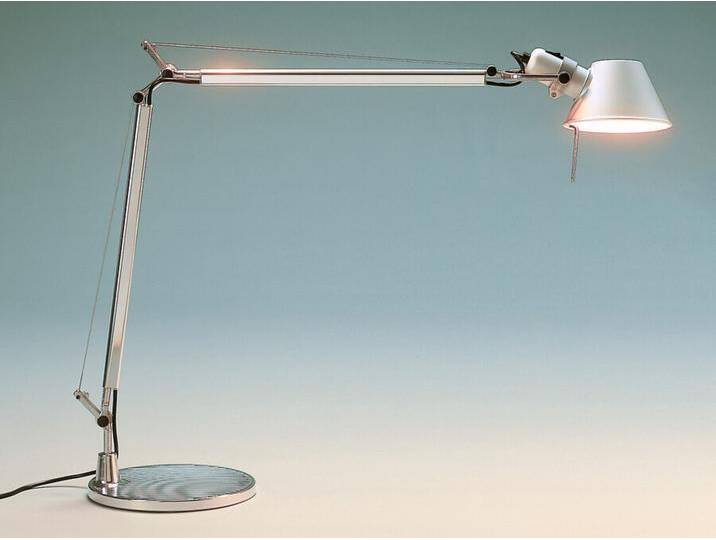 Lampe Tolomeo Tavolo Artemide grau, Designer de Lucchi & Fassina, 123 cm von Artemide