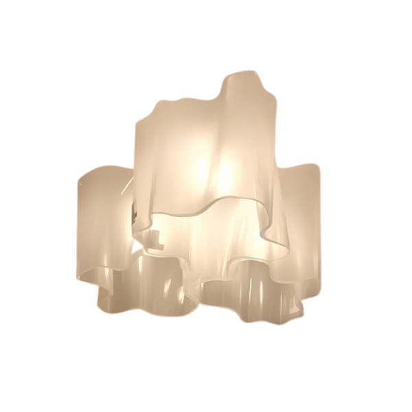 Logico Kronleuchter aus satiniertem Glas von Michele de Lucchi, Artemide Logico Kronleuchter aus satiniertem Glas von Michele de Lucchi, Artemide von Artemide
