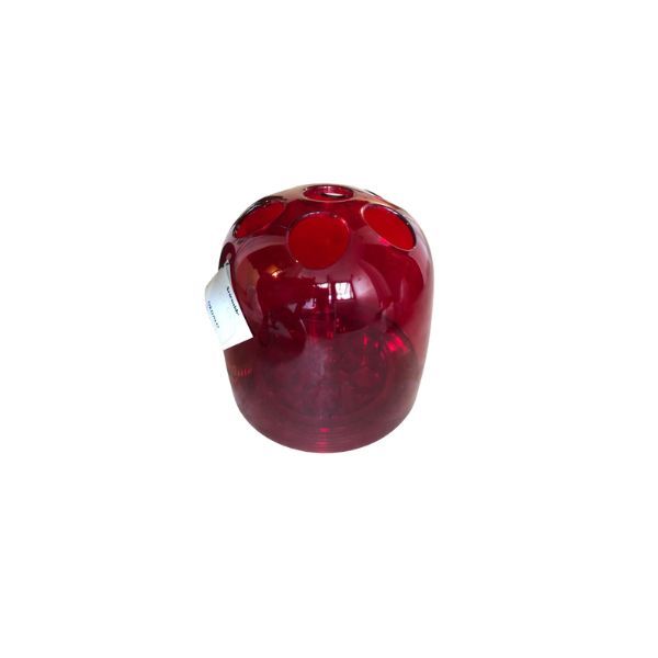 Roter Design Schirmständer Dedalo aus Polycarbonat, Artemide von Artemide