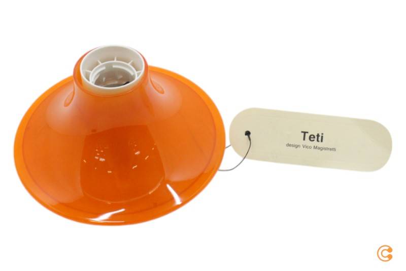 Teti Led Wandleuchte Deckenleuchte Wandlampe Hängelampe Lampe Licht E27 Orange B-Ware von Artemide
