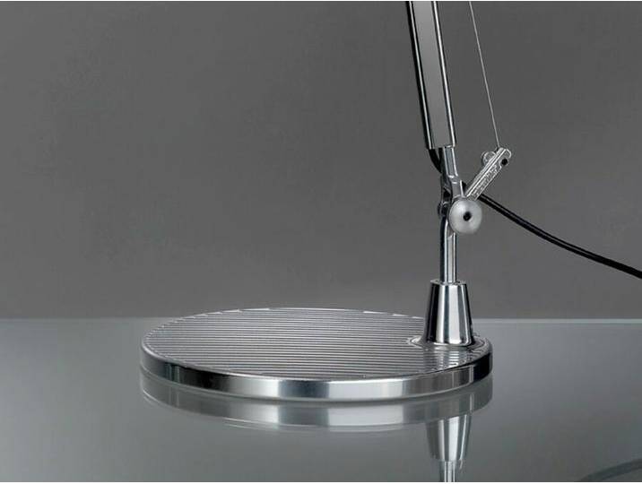 Tischbein Tolomeo Tavolo, Aluminium Artemide grau, Designer de Lucchi & Fassina von Artemide
