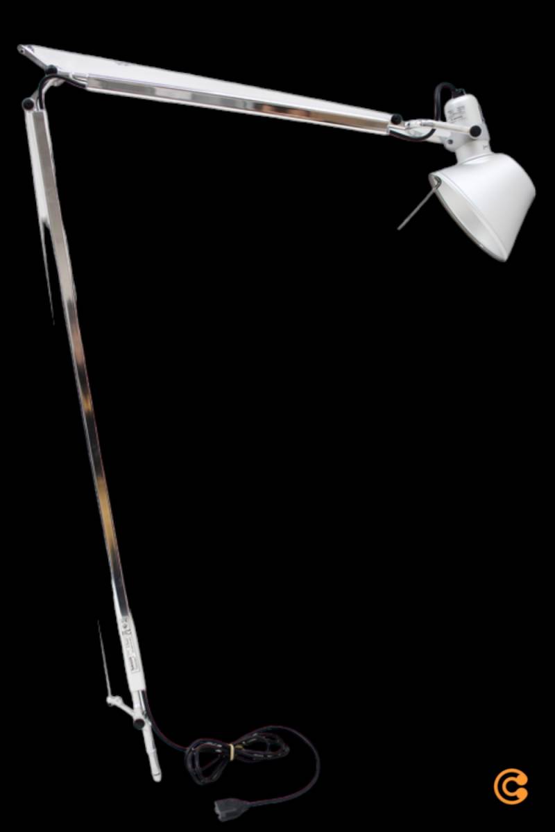 Tolomeo Lettura Halo Stehleuchte Standleuchte Stehlampe Leselampe Alusilber E27 B-Ware von Artemide