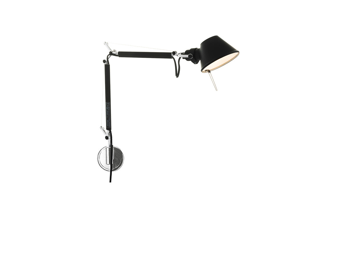 Artemide - Tolomeo MICRO Parete Wandleuchte Schwarz von Artemide