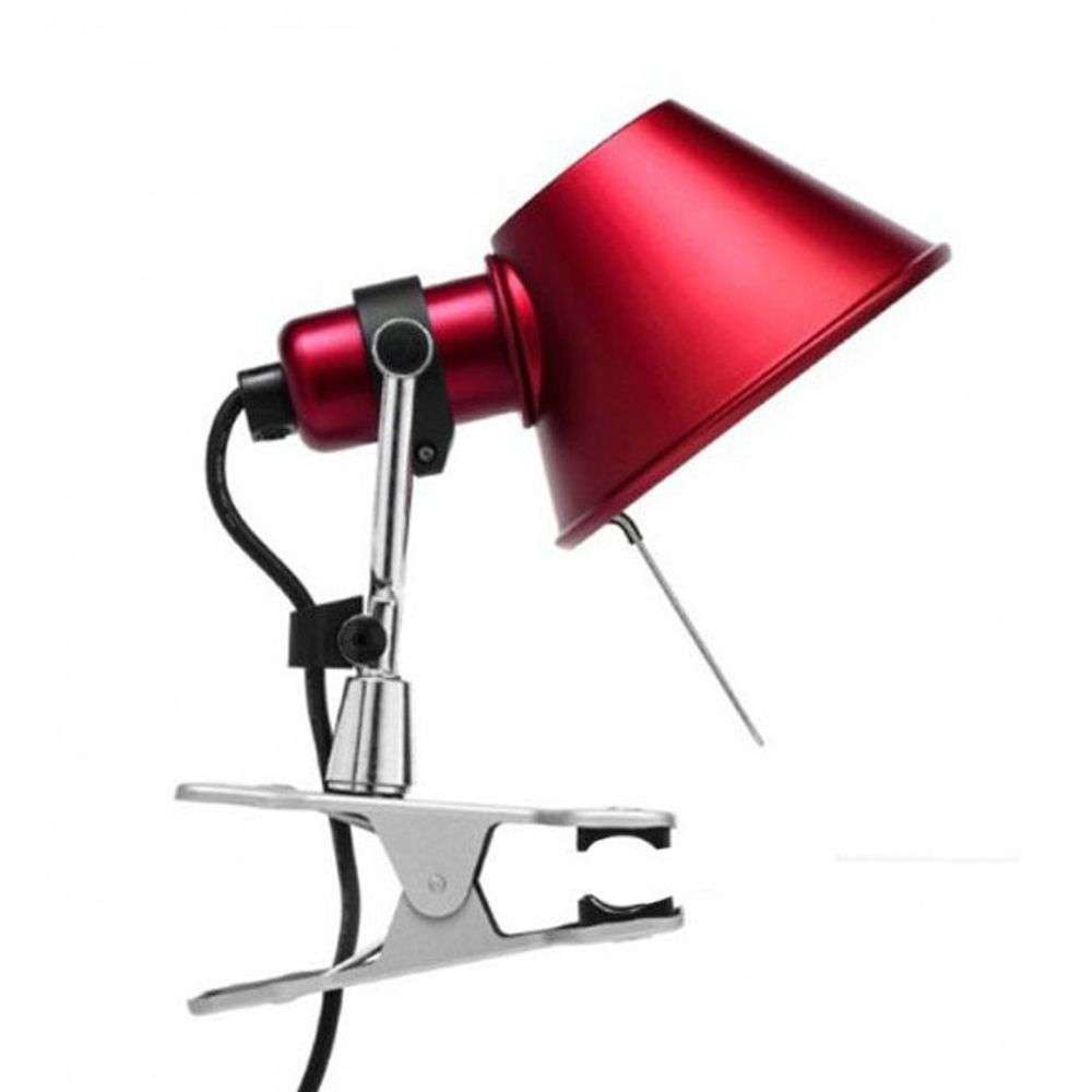 Artemide - Tolomeo MICRO Pinza Wandleuchte Rot von Artemide