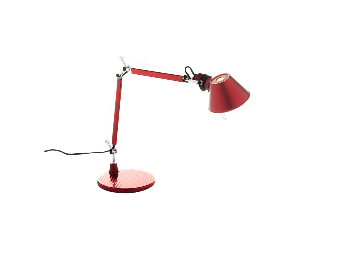 Artemide - Tolomeo MICRO Tischleuchte Rot von Artemide