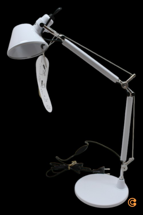 Tolomeo Micro Tischlampe Tischlampe Schreibtischlampe Lampe Leuchte Weiß E14 C-Ware von Artemide