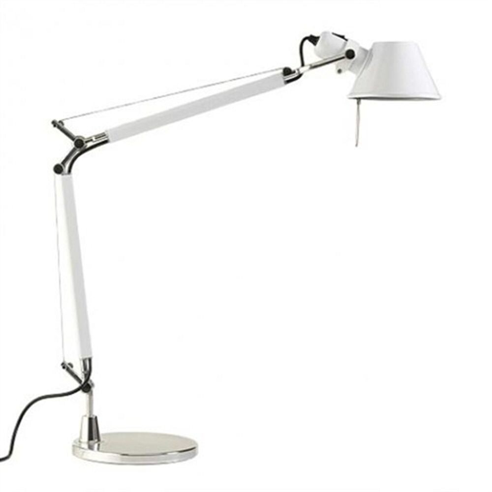 Artemide - Tolomeo Tischleuchte E27 Weiß m/Weiß Fuß von Artemide