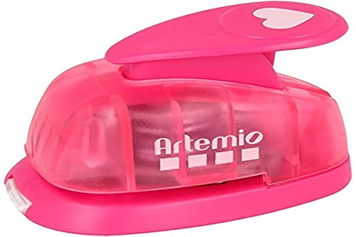 Artemio 1 cm Mini Herz Hebel, Pink von Artemio