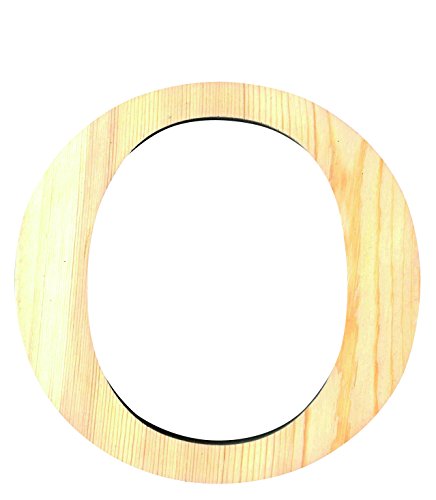 Artemio 11,5 cm Holz Buchstabe O in Großbuchstaben, beige von Artemio