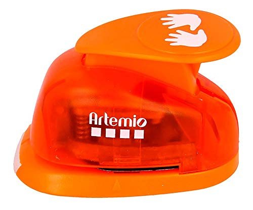 Artemio 2,5 cm Big 2 Hände Hebel, orange von Artemio