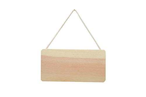 Artemio 21 x 11 cm Holzschild zum Aufhängen, beige von Artemio