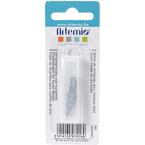 Artemio 5 Ersatzklingen für Art Messer von Artemio