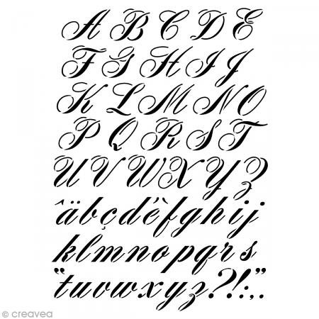 Artemio Alphabet Schablone A3, Kunststoff, schwarz, 30,5 x 0,2 x 47 cm von Artemio